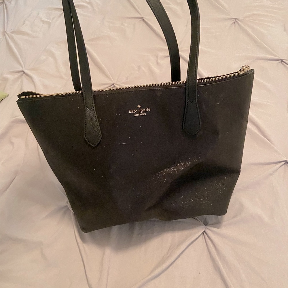 Black Kitt Kate Spade tote USED